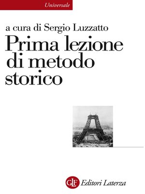 cover image of Prima lezione di metodo storico